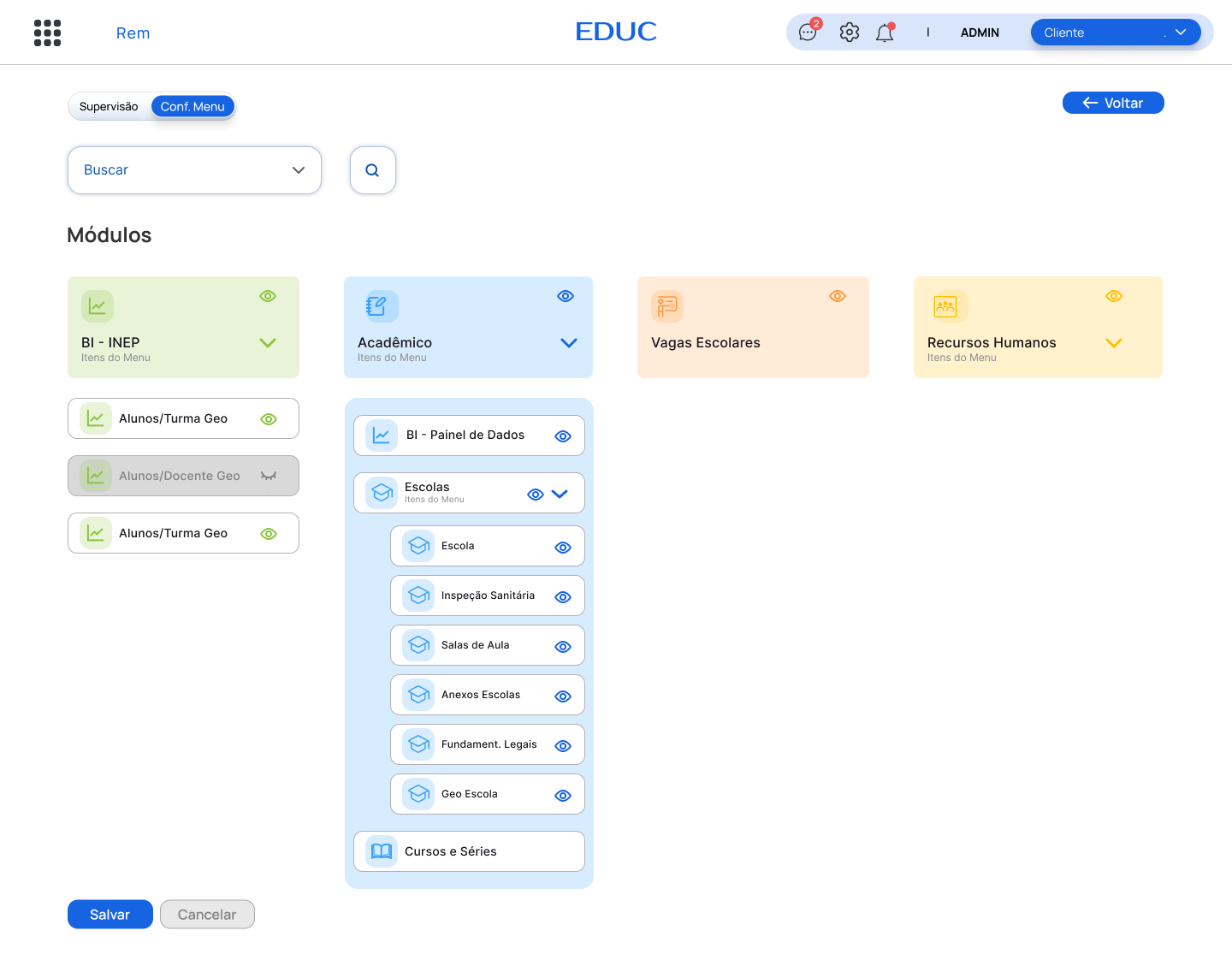 Apus TI - Template de Configurações